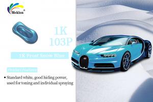 China 1K Frost snow Blue Gloss Acrylic Solid Colours Auto Paint for Used Car Body Repair factory