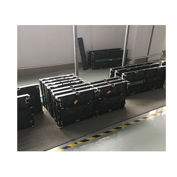 SMD 2525 / SMD1921 Outdoor Rental Led Display P4.81 Slim Cabinet 43222 dot/㎡