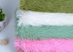 China 20mm Solid Minky Plush Fabric Soft Fake Fur PV For Toy on sale