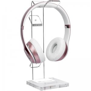 China Acrylic Display Rack for Earphone Headphone Game Headset Headphone Holder with Cable Organizer on sale