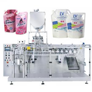 China Liquid Detergent Filling Machine Laundry Detergent Spout Pouches Packaging Machine factory