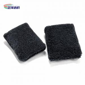 China Viscose Car Detailing Tools 8x14cm Scratchless Leather Car Seat Compound Applicator Pad factory