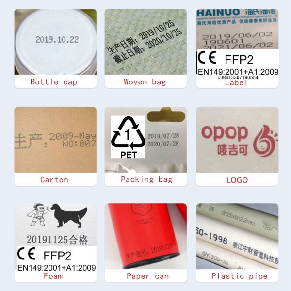 42ML Capacity Thermal Inkjet Technology TIJ 2.5 PVC PE Plastic Portable Handheld Inkjet Coding Machine for Label Printer