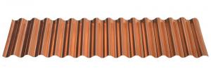 China Decorative Copper Corrugated Roofing Sheets Easy Cleaning factory
