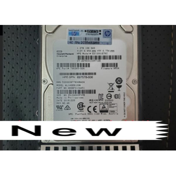 J9F48A MSA 1.2TB HP SAS Hard Drives , HP Server Hard Disk 12G 10K SFF 787648-001