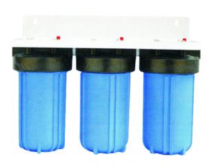 China Steel bracket  Triple Water Filter Full House Water Filtration System Optional Cartridge on sale