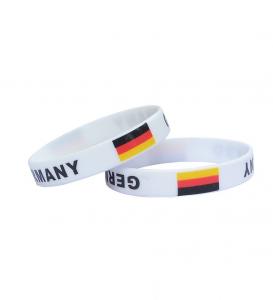 China Promotional custom cool print glow in the dark wristbands for events,rubber silicone bracelet band on sale