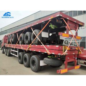 Quickly Loaded Unloaded Container Semi Trailer 2 Axles 3 Axles 40-50 Tons