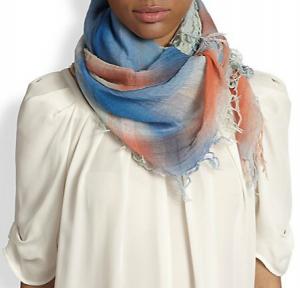 China Lady fashion scarf faded plaid-print scarf on sale