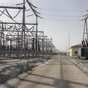 China Anti - Corrosive Electrical Power Transformer Substation Q235 Steel Structure factory