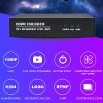 Quad Band H.264 Encoding Network Protocol Video IP Encoder Decoder for YouTube
