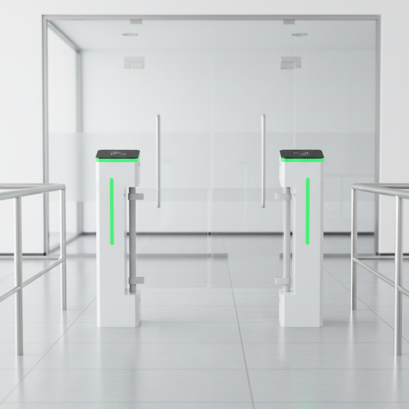 Security Turnstile Gate providing access control solution for secure entry management in commercial industrial and public facilities