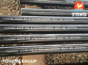 China ASTM A335 P22 P11 P9 P91 ALLOY STEEL SEAMLESS PIPE WITH BLACK OR VARNISH COATING BEVELLED END on sale