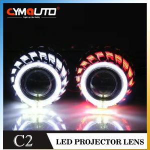 China HID 2.5 Inch Projector Shroud Crystal Angel Eye Projector Lens Mask on sale