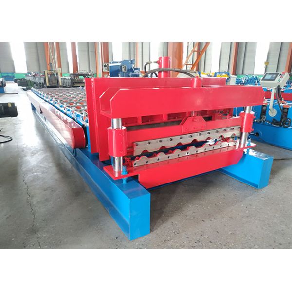 Automatic Tiles Roof Panel Roll Forming Machine Color Glazed