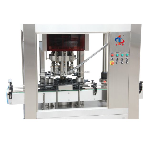 Full Automatic Plastic Bottle Rotary Pneumatic Type Capping Sealing Machine 8 Heads