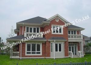 China Prefabricated Luxury Light Weight Customized Pre-Engineered Building Steel Villa House factory