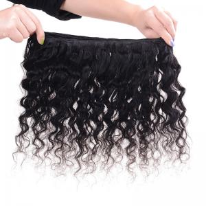 China Wholesale Virgin human curly  hair extension,100 human hair factory