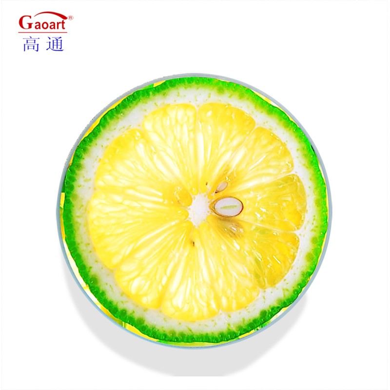 Toughened Kitchen Placemat Custom Vegetable Rectangular for Round Glass Dining Table