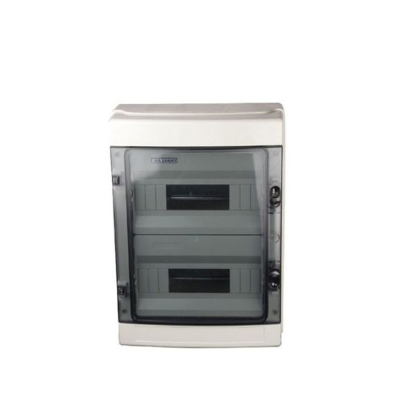 Grey White Waterproof HT Distribution Box ABS PC Outdoor 5 8 12 15 18 24 Ways