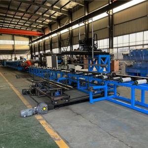China 2.0 - 3.5 Thickness Guide Rail Roll Forming Machine With Gear Box Drive 50m/Min factory
