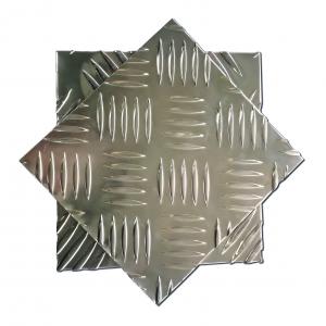 China 1060 H14 Checkered Aluminum Diamond Plate Ribbed Sheet For Boat factory