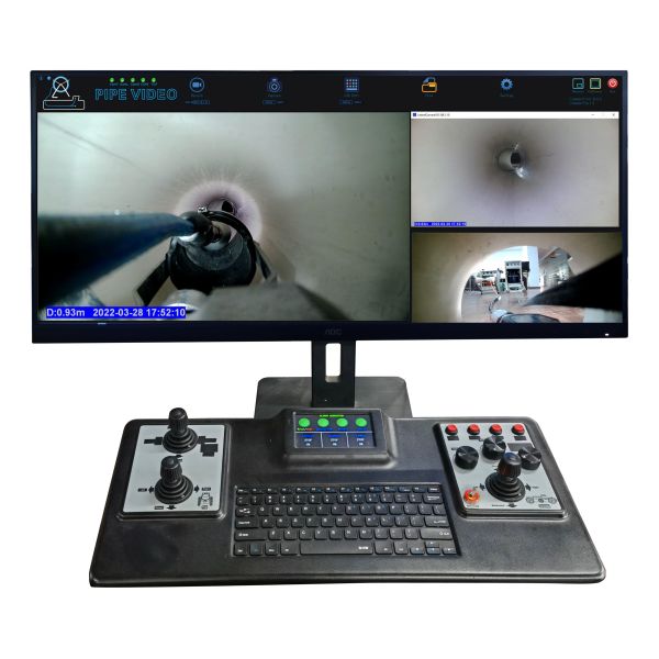 Lateral Launch Mainline / Branch Sewer / Drain Pipe Video Camera Inspection Crawler