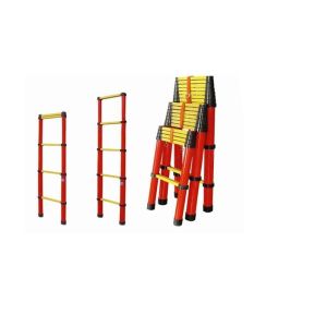 China FRP Fiberglass Telescoping Ladder , Insulated Fiberglass Telescopic Ladder factory