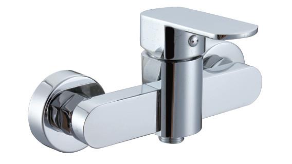 China Sanitary Ware Single Handle Bathroom Two Hole Shower Mixer Taps Wall Mounted factory
