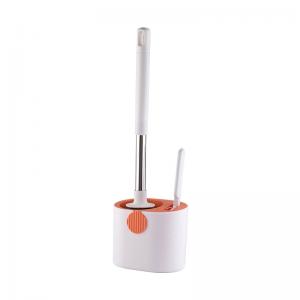 China Tpe Cleaning Toilet Bowl Brush Set Extendable Long Handle on sale
