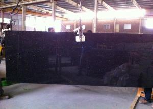 China Black Galaxy Granite Island Top / Granite Kitchen Tops With Sparkles 2 CM Thick factory