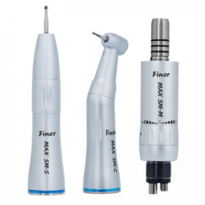 China Dental Inner Water Spray Low Speed Handpiece Kit Contra Angle Straight Handpiece Air Motor on sale