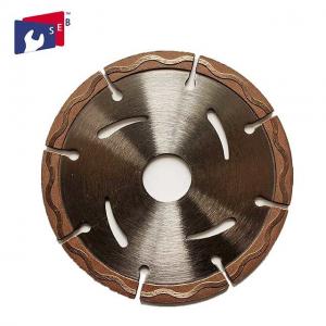 China General Use Circular Diamond Disc Blade 0.3 - 3 Mm Thickness With Turbo Wave on sale