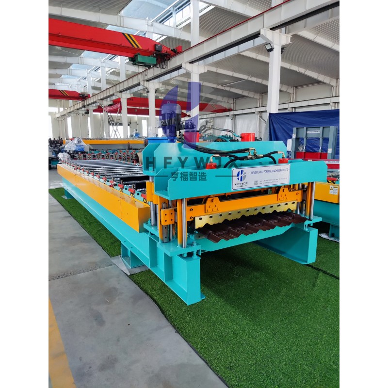 High Efficiency Automatic 980 Glazed Tile Roll Forming Machine with 16 Stations and PLC Control