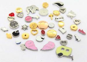 China Stainless Steel Charms Collection for Stainless Steel Floating Glass Charm Lockets on sale