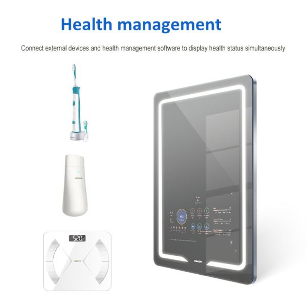 Android 5.0 Touchscreen Smart Mirror , 15.6 inch Interactive Bathroom Mirror