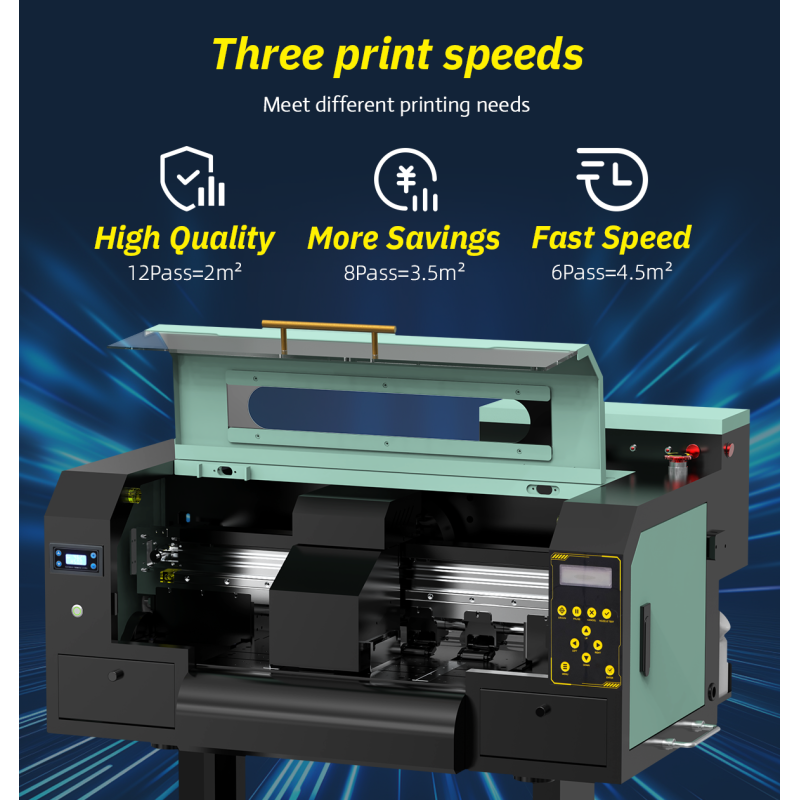 30cm Efficient DTF Printer for High Volume Orders 3.5m²/h Speed