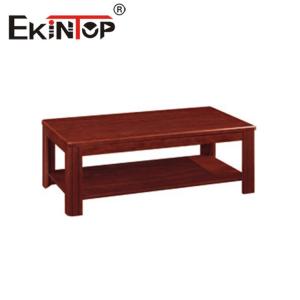 China Chinese Small Tea Table Reception Tea Table Sofa Matching Solid Wood Veneer Tea Table factory