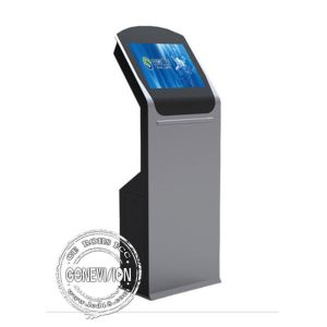 19 inch Bank Queue Ticketing Machine Self Service Kiosk Printer NFC Touch