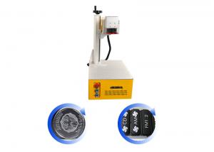 China Yellow Mini Portable UV Laser Marking Machine 5W For Marking EVA And Placstic factory