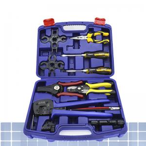 China Plastic Packing Handle MC4 Crimping Tool Kit For Tyco Solar Connector And Cable on sale