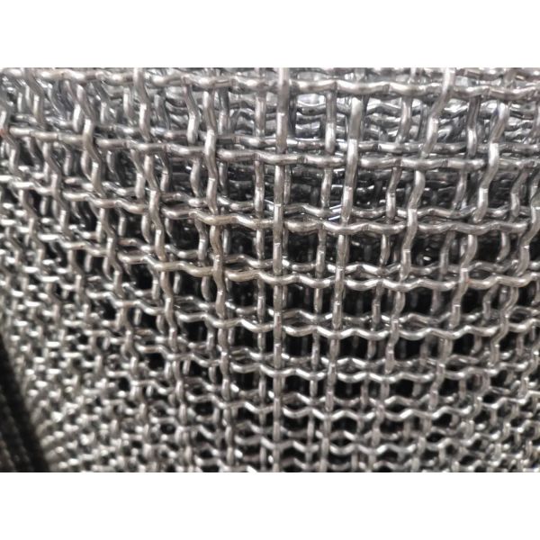 Aluminum 5052 Plain Weave Crimped Wire Mesh Use As Fence Or Filter In Industry