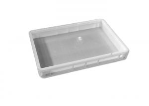 China HDPE Polystyrene  Euro Stacking Tray Cutom Embossing Logo on sale