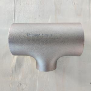 China Duplex Stainless Steel Butt Welding Fittings UNS S31803 Reducing Tee 3 X 2 ASME B16.9 factory