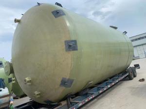 China 1800mm High Strength FRP Chemical Storage Tank GRP Filament Winding 3000 Gallon on sale