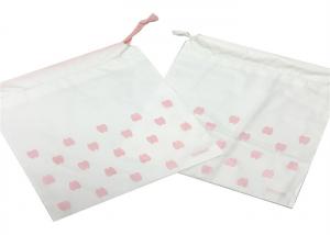 China Biodegradable Bag Reusable Drawstring Plastic Bags Small Plastic Packaging Custom Printing Clothes Sleeve Packaging Bag factory