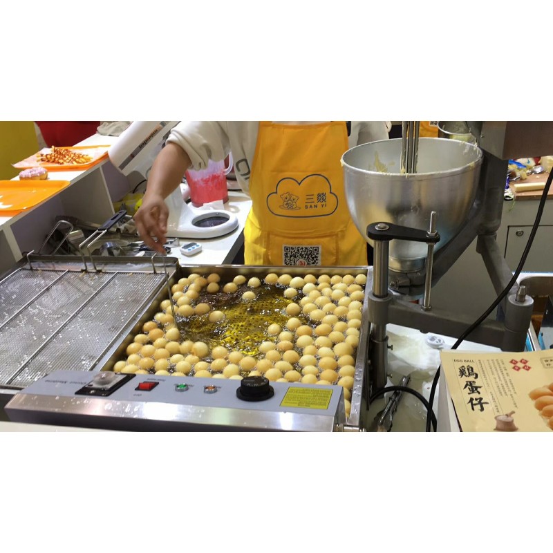 3 Molds 450PCS/H Automatic Blanking Donut Ball Machine