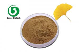 China EP Grade Ginkgo Biloba Extract Powder Brown Powder For Healthcare High Efficiency on sale