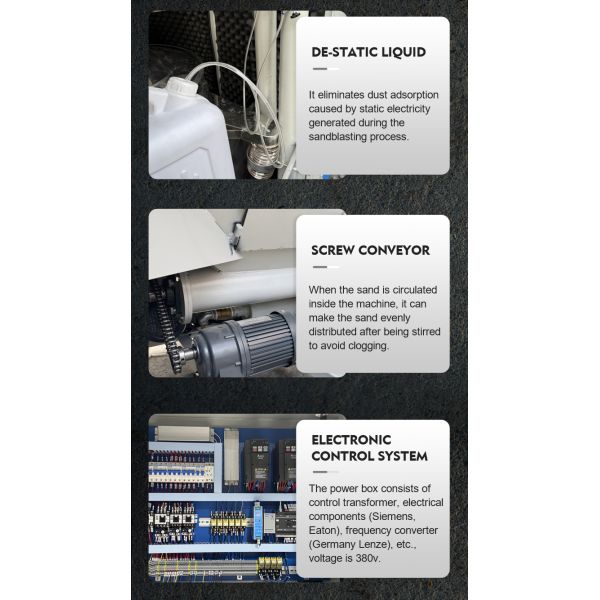 Plastic Computer Shell Surface Deburring Machine Special Sandblasting Machine