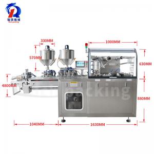 China Dpp 160L Liquid Pack Blister Packaging Machine , Liquid Filling And Sealing Packing Machine factory